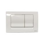 Plaque de commande blanche pour Bâti Césame et Futura 74 - Commande double chasse - Regiplast