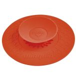 Bouchon universel Ø110mm 2 en 1 UPPY en silcone Rouge - Wirquin Pro