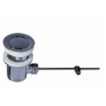 Bonde Lavabo Ø63 sans tirette en laiton - Wirquin Pro