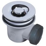 Bonde de Douche NF Ø60  Horizontale TOURBILLON - Grille en ABS chromé - Wirquin Pro