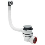 Ensemble Bonde et siphon Lavabo NANO 6.7 Quick-Clac + trop-plein Ø32 mm - Wirquin