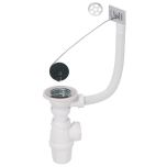 Ensemble complet vidage Ø60 pour évier 1 bac - Wirquin Pro