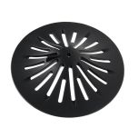 CATCHY, filtre universel Ø110 mm pour baignoire, douche, lavabo et évier - Noir - Wirquin pro