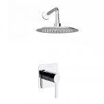 Ensemble mitigeur de douche encastré DRAKO avec douche de tête et bras mural - Ramon Soler - K3318012