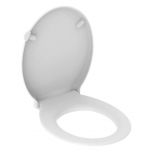 Abattant WC Geberit RENOVA COMFORT, adapté PMR, antibactérien, fixation par le dessous - Geberit