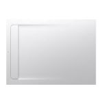 Receveur de douche extra plat en Stonex® Aquos - 1400x900mm - Blanc