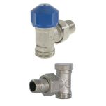 Kit robinet équerre + Coude de réglage équerre - Mâle 1/2" (15/21) - Mâle 3/4 EK - Arcanaute