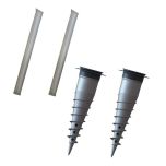 Kit de 2 Poteaux Hamac + 2 bases d'ancrage - GARD&ROCK