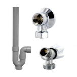 Kit raccorder sa machine à laver siphon vertical