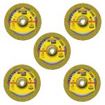 Lot de 5 Meules à ébarber, Type A 24 EX, 230x6x22,23 mm