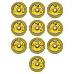 Lot de 10  Meules à ébarber, Type A 24 EX, 125x6x22,23 mm