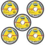 Lot de 5 Disques à tronçonner, Type A 960 TZ, 125x1x22,23 mm