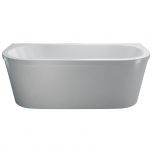 Baignoire semi îlot avec tablier SATURN clearwater 1690 x 750 x 630 mm - Aquatop