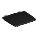 Siège de douche rabattable Sedile 2 en aluminium brillant avec siège ABS - L325 x l325 x h60 mm - anthracite - Koh-I-Noor