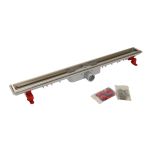 Caniveau de douche Docia Nicoll faible hauteur sans grille - 50x890mm