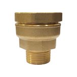 Raccord DECA droit mâle réduit 1" (26/34) laiton pour tube PE Ø40 - Sferaco