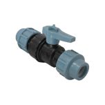 Raccord plastique vanne à sphère Femelle/Femelle pour Tube PE ou PEHD Ø20 