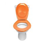Lunette + Abattant WC Clipsable Orange Mandarine - Fabrication Française - Papado