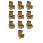 10 boîtes de 300 agrafes standard black - Hauteur 60 mm - Fixation Tube Ø 16 / 20 mm - Arcanaute