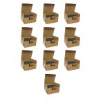 10 boîtes de 300 agrafes standard black - Hauteur 40 mm - Fixation Tube Ø 16 / 20 mm - Arcanaute