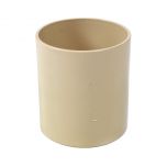 Manchon PVC pour tube de descente Ø80 - sable - First Plast