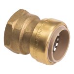 Manchon >B< Push Femelle à visser 3/4" (20/27) à clipser pour tube Ø18 - IBP Bänninger