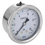 Manomètre Axial Glycérine Mâle 1/2" (15/21) - Ø100 mm -  0 à 4 bar - Arcanaute