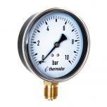 THERMADOR Manomètre sec RADIAL Mâle 1/4" - Ø63mm - 0 à 6bar