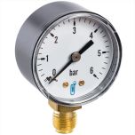 THERMADOR Manomètre sec RADIAL Mâle 1/4" - Ø50mm - 0 à 4bar