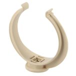 Collier lyre pour tube Nicoll Ø80 - Sable