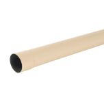 Tube de descente PVC pour gouttière 33 - Ø100 mm 2 ml - Sable - Nicoll