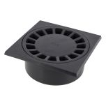 Siphon de cour 15x15cm Sorties Mâle Ø50 - Femelle Ø40/63 - Anthracite - Nicoll