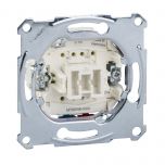 Mécanisme poussoir NO-NF D-Life - 10A/250Vca - Bornes auto - Schneider Electric - MTN3156-0000