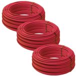 Lot de 3 couronnes de 240 mètres de Tube PER BAO nu Ø16 Rouge - Barbi Blansol