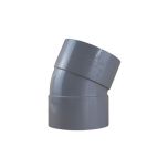 Coude PVC 22°30 Femelle Femelle Ø125 - First Plast