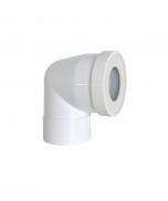 Pipe coudée courte femelle 100 mm - Regiplast