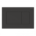 Plaque de déclenchement noir mat / laqué, noir Sigma30 pour rinçage double chasse - Geberit
