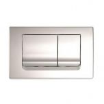 Plaque de commande chromée pour Bâti Césame et Futura - Commande double chasse - Regiplast