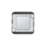 Plaque obturatrice, aluminium anti-vandalisme avec enjoliveur - Schneider Electric - MTN392360