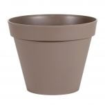 Pot de fleur Toscane POP Ø30x26 cm rond 10L - Taupe