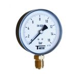 Manomètre ABS à cadran sec RADIAL Mâle 1/2" (15/21) - Ø100 - 0 à 4 bar - Sferaco