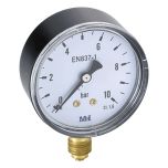 Manomètre Radial sec Mâle 1/4" (8/13) - Ø 63 mm - 0 à 4 bar - boîtier ABS - Arcanaute