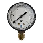 THERMADOR Manomètre sec RADIAL Mâle 1/4" - Ø50mm - 0 à 10bar