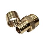 Raccord PER à glissement Ø16 - Mâle 1/2" (15/21) - IBP Bänninger