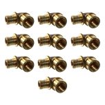 Lot de 10 Coudes PER à glissement Ø16 - Femelle fixe 3/8" (12/17) - IBP Bänninger