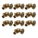 Lot de 10 Coudes PER à glissement Ø16 - Femelle écrou libre 3/4" (20/27) - IBP Bänninger