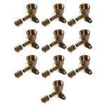 Lot de 10 Coudes applique PER à glissement Ø16 - Femelle fixe 1/2" (15/21) - IBP Bänninger