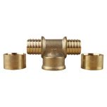 Té PER à glissement sortie Femelle Ø20 - F 1/2" (15/21) - Ø20 - IBP Bänninger