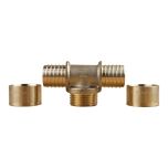 Té à glissement PER Ø25 - Mâle 3/4" (20/27) - PER Ø25 - IBP Bänninger