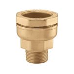 Raccord DECA droit mâle réduit 1"1/4 (33/42) laiton pour tube PE Ø50 - Sferaco
